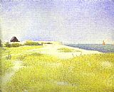 Georges Seurat Fort-Samson Grandcamp painting